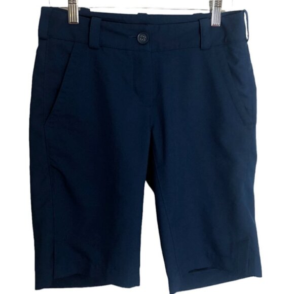 Nike Tour Performance Navy Dri Fit Golf Shorts 0 - Picture 1 of 4